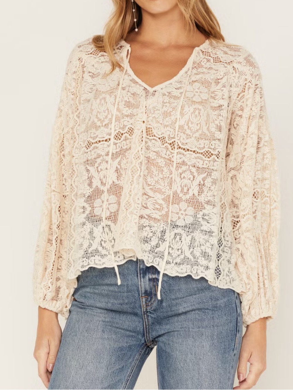 NWOT Jen’s Pirate Booty Lace Fortune Top